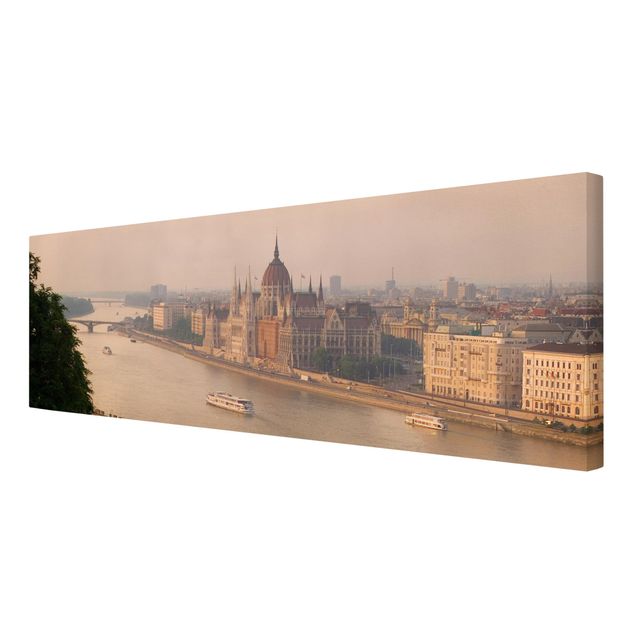 Stampa su tela - Budapest Skyline - Panoramico