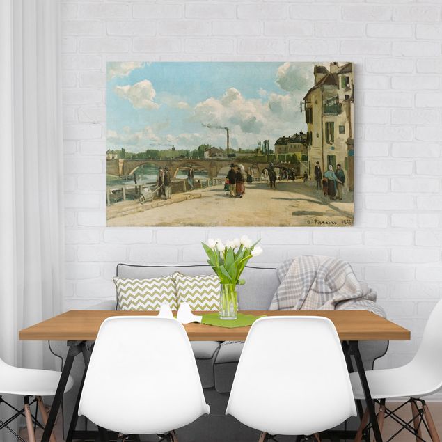 Quadro post impressionista Camille Pissarro - Veduta di Pontoise