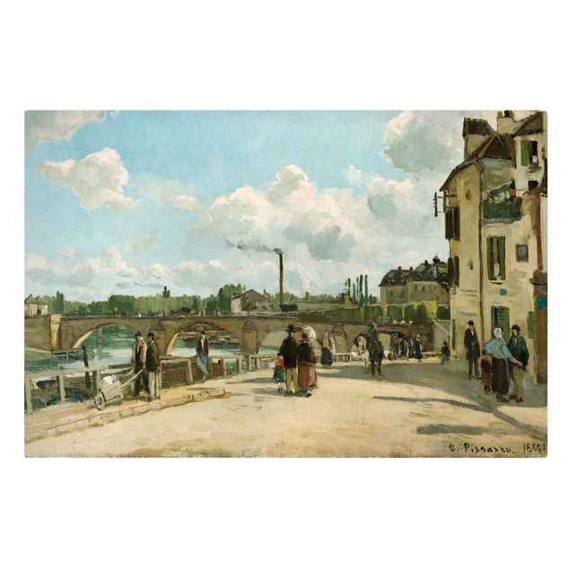 Stampe quadri famosi Camille Pissarro - Veduta di Pontoise