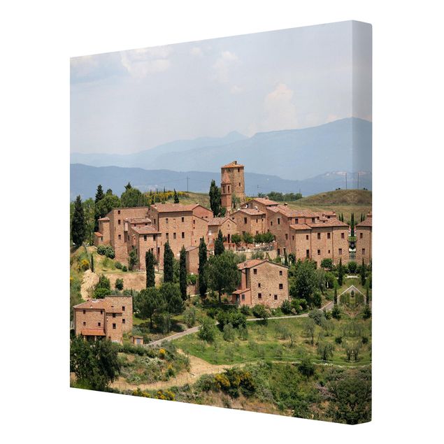 Quadri skyline  L'incantevole Toscana