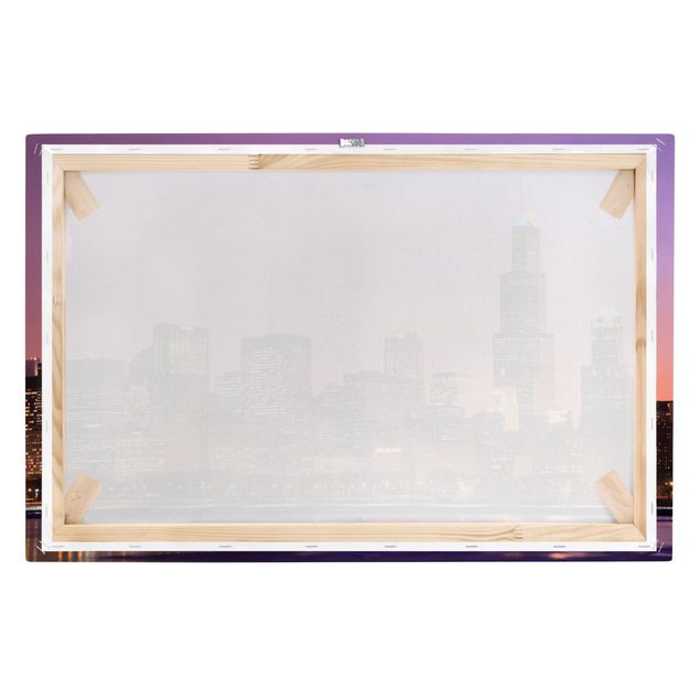 Stampe su tela Chicago Skyline di