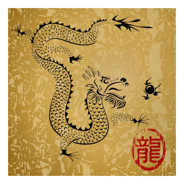 Stampa su tela Chinese Dragon