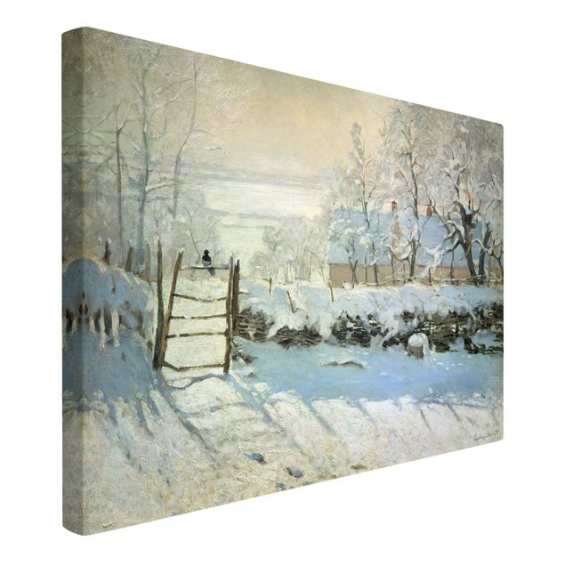 Quadro paesaggio Claude Monet - La gazza
