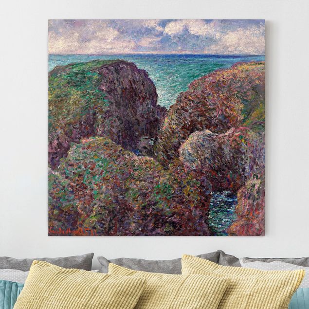 Riproduzioni quadri famosi Claude Monet - Gruppo di rocce a Port-Goulphar
