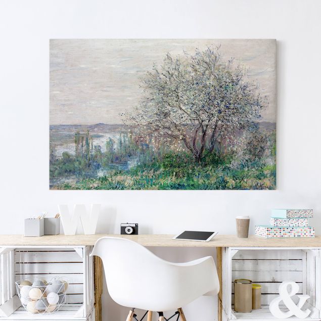 Quadri paesaggistici Claude Monet - Primavera a Vétheuil