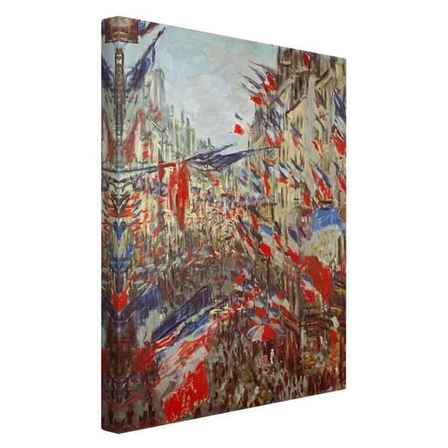 Correnti artistiche Claude Monet - Rue Montorgueil con le bandiere