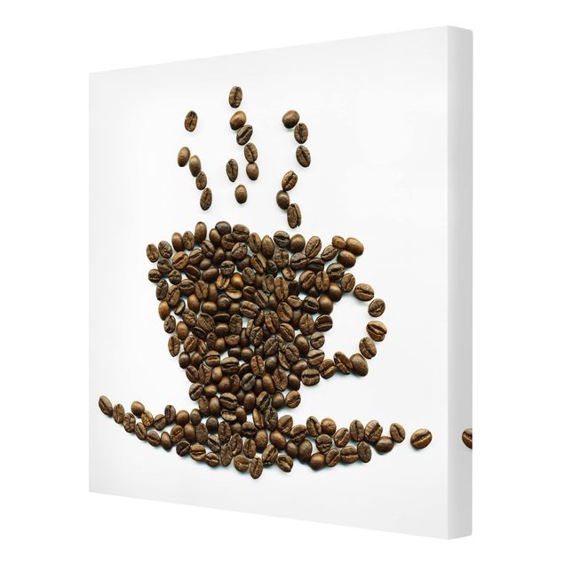 Stampa su tela - Coffee Beans Cup - Quadrato 1:1