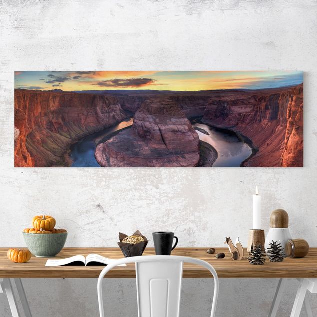 Quadri su tela con montagne Fiume Colorado Glen Canyon