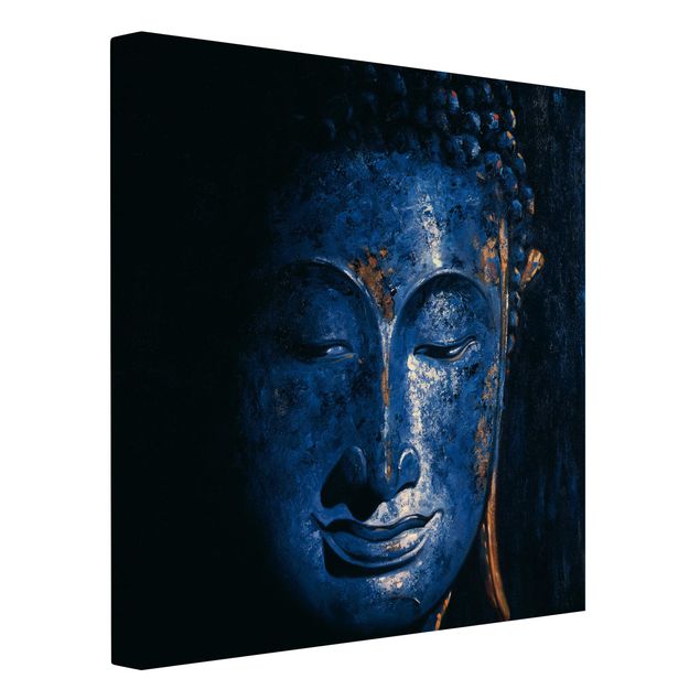 Quadro moderno blu Buddha di Delhi