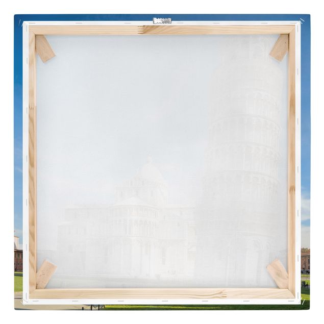 Stampa su tela La Torre Pendente di Pisa