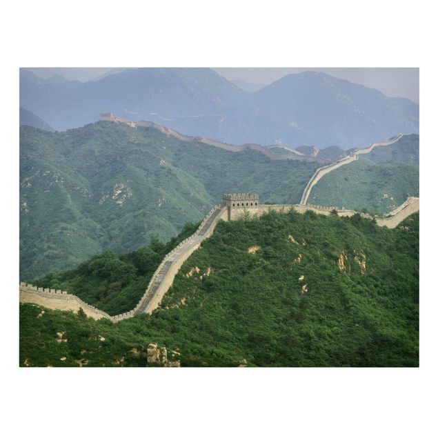 Quadro natura La Grande Muraglia Cinese all'aperto