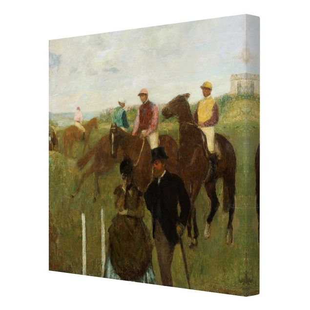 Riproduzione quadri famosi Edgar Degas - Fantini sulla pista da corsa