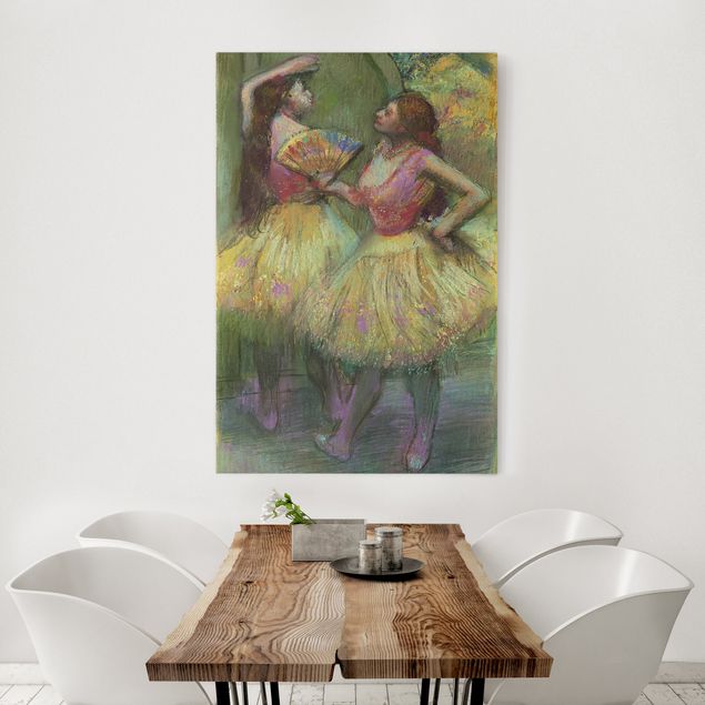 Quadro ballerina Edgar Degas - Due ballerini prima di andare in scena