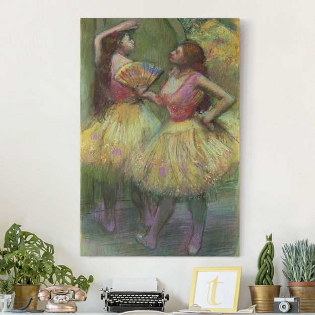 Correnti artistiche Edgar Degas - Due ballerini prima di andare in scena