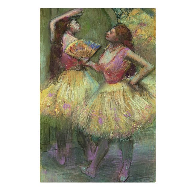 Quadri moderni   Edgar Degas - Due ballerini prima di andare in scena