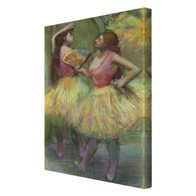 Riproduzione quadri famosi Edgar Degas - Due ballerini prima di andare in scena