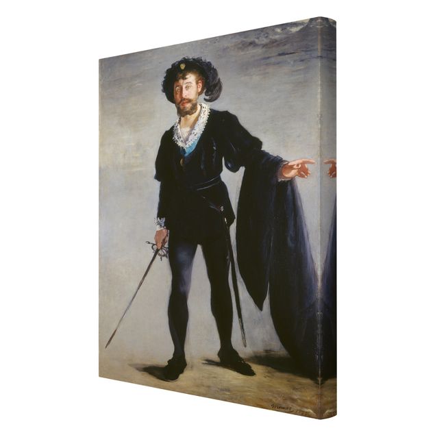 Quadri ritratto Edouard Manet - Jean-Baptiste Faure nel ruolo di Amleto