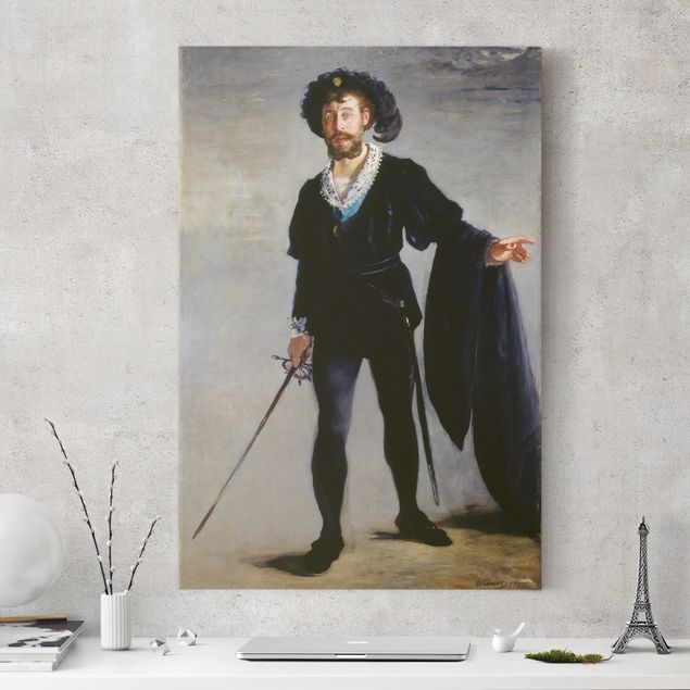 Riproduzioni Edouard Manet - Jean-Baptiste Faure nel ruolo di Amleto
