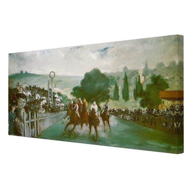 Stile di pittura Edouard Manet - Gare a Longchamp