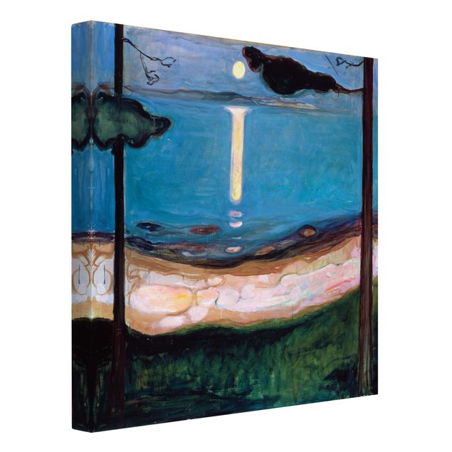 Quadri paesaggistici Edvard Munch - Notte di luna