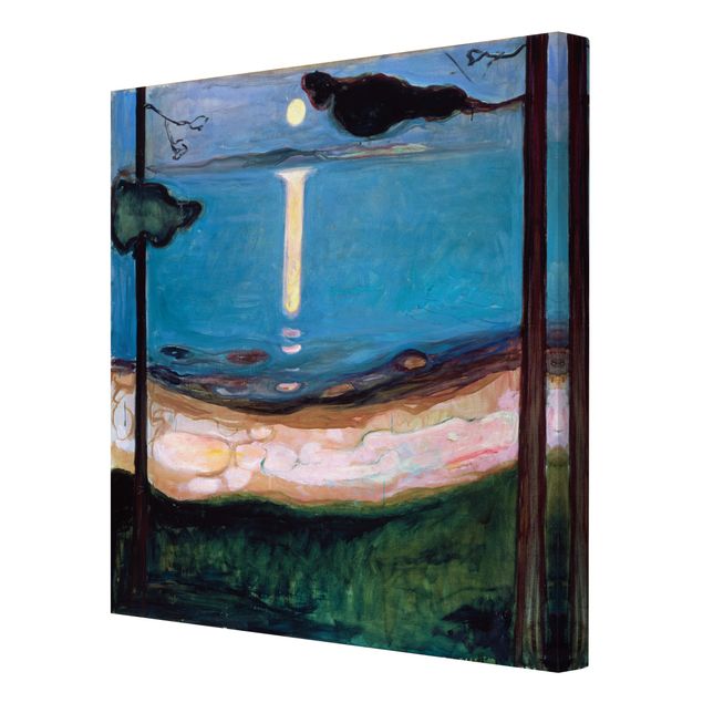 Quadri moderni per arredamento Edvard Munch - Notte di luna