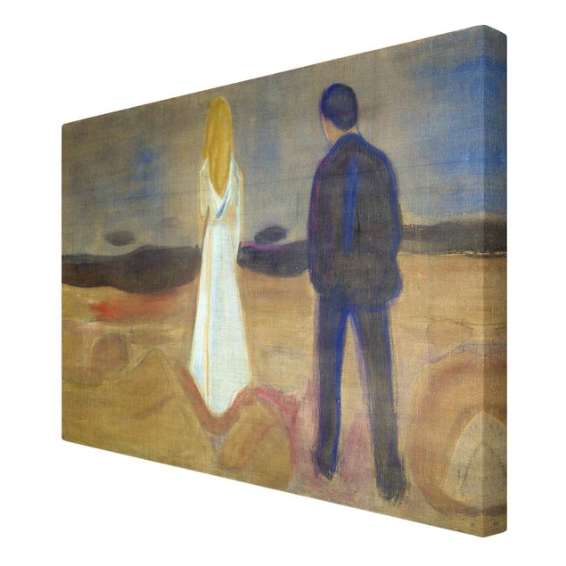 Riproduzione quadri famosi Edvard Munch - Due uomini. Il solitario (Reinhardt-Fries)