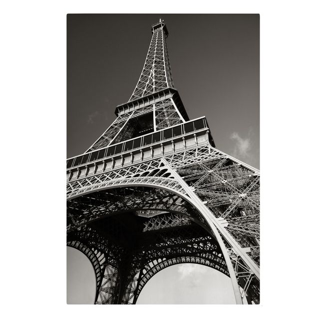 Quadri skyline  Torre Eiffel a Parigi