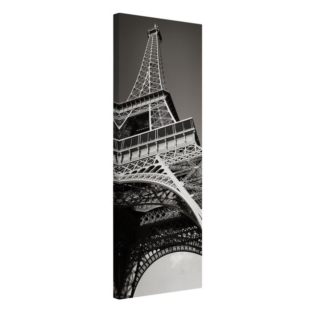 Quadri in bianco e nero Torre Eiffel a Parigi