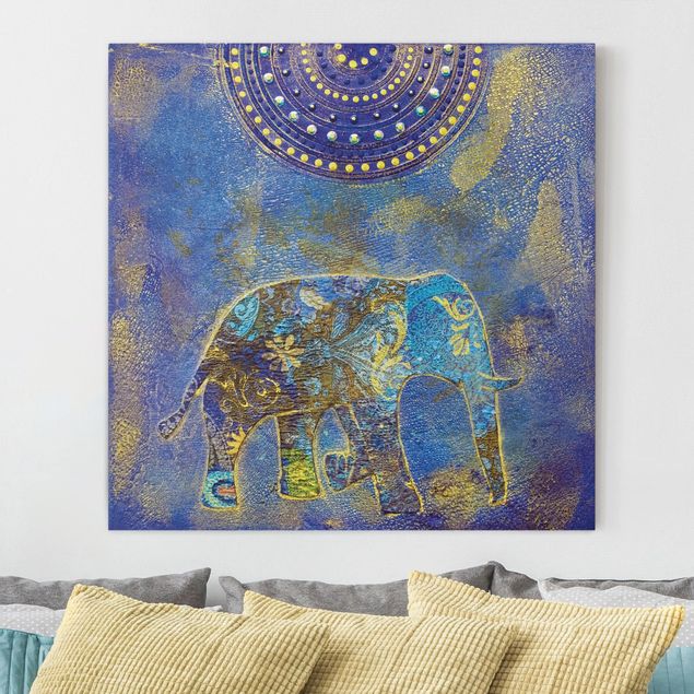 Quadri con elefanti Elefante a Marrakech