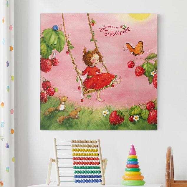Decorazioni camera bambini The Strawberry Fairy - L'altalena dell'albero