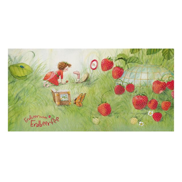 Quadri verdi The Strawberry Fairy - A casa di verme