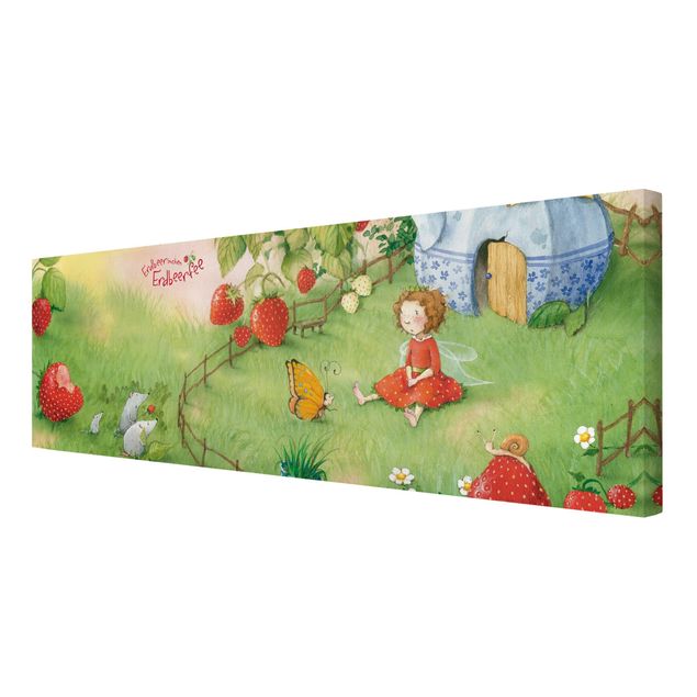 Quadri stampe The Strawberry Fairy - In giardino