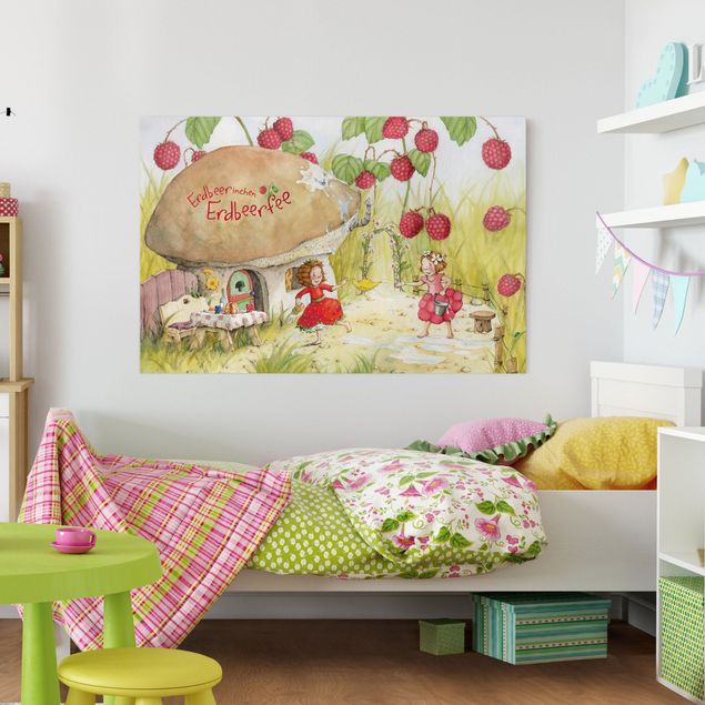Decorazioni camera neonato The Strawberry Fairy - Sotto il cespuglio di lamponi