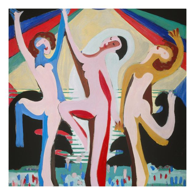 Quadri di nudo Ernst Ludwig Kirchner - Danza a colori