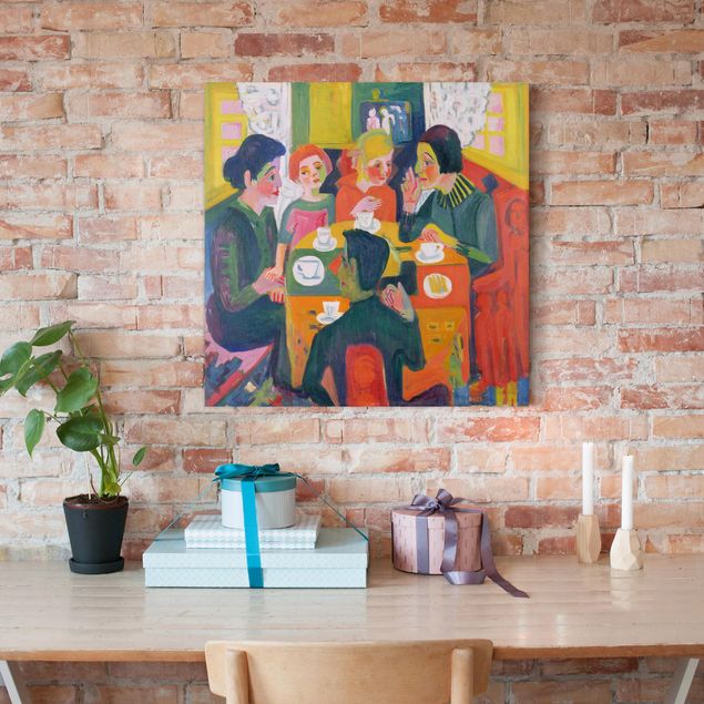 Stile artistico Ernst Ludwig Kirchner - Tavolino da caffè
