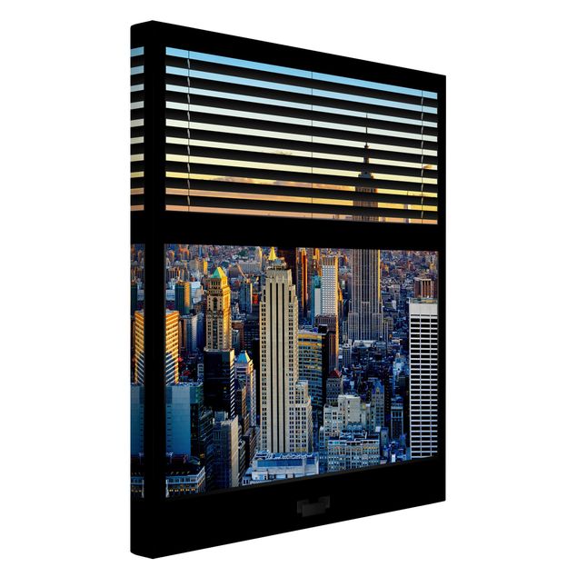 Quadri moderni   Tende a finestra - New York all'alba