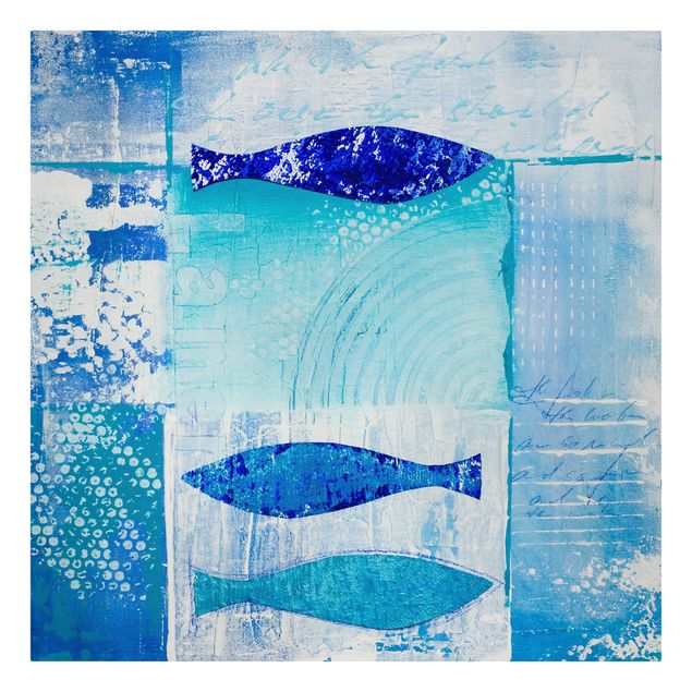 Quadri disegni Pesce nel blu