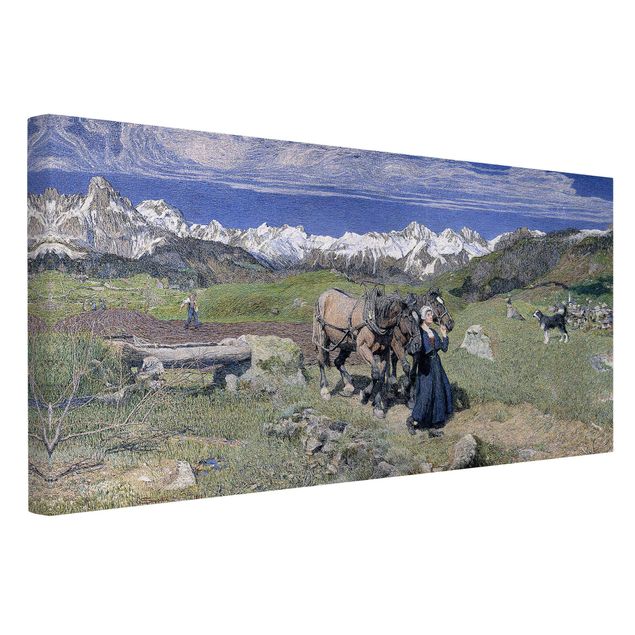 Quadri paesaggistici Giovanni Segantini - Primavera sulle Alpi