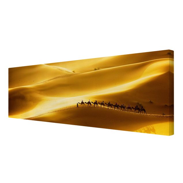 Stampe su tela paesaggio Dune d'oro