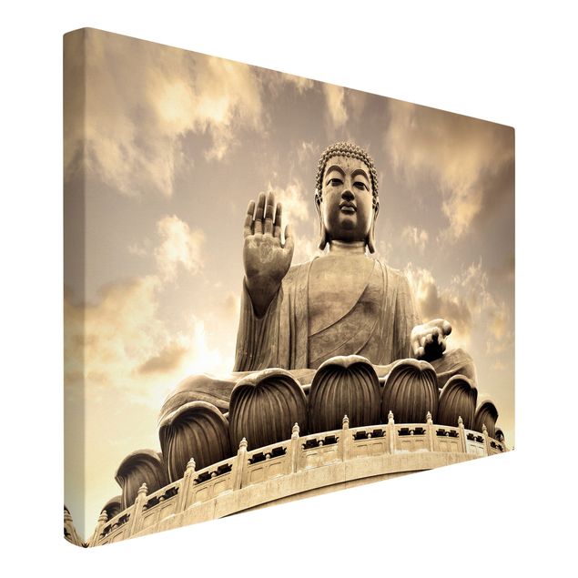 Stampe Grande Buddha in seppia