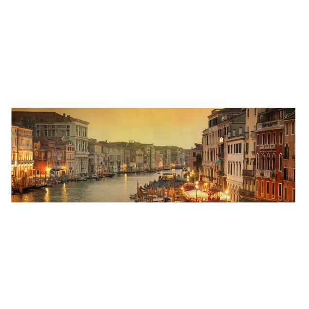 Stampa su tela città Canal Grande di Venezia