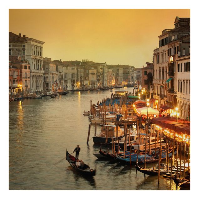 Stampa su tela città Canal Grande di Venezia