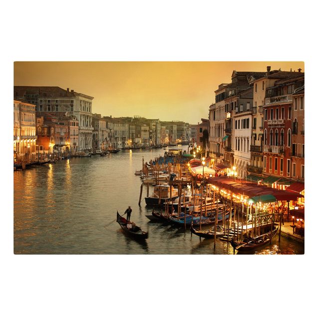 Quadri su tela con architettura e skylines Canal Grande di Venezia