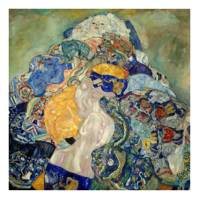 Riproduzioni quadri famosi Gustav Klimt - Bambino (culla)