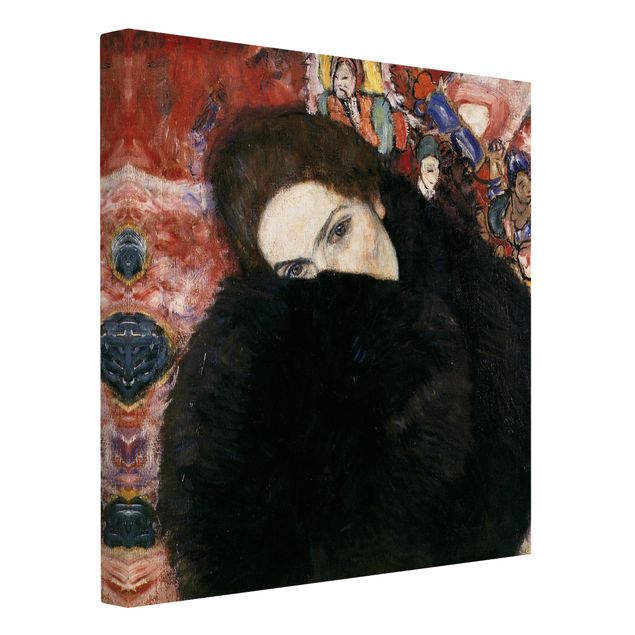 Quadro moderno Gustav Klimt - Signora con la muffola