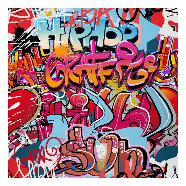 Quadri moderni colorati Graffiti hip hop