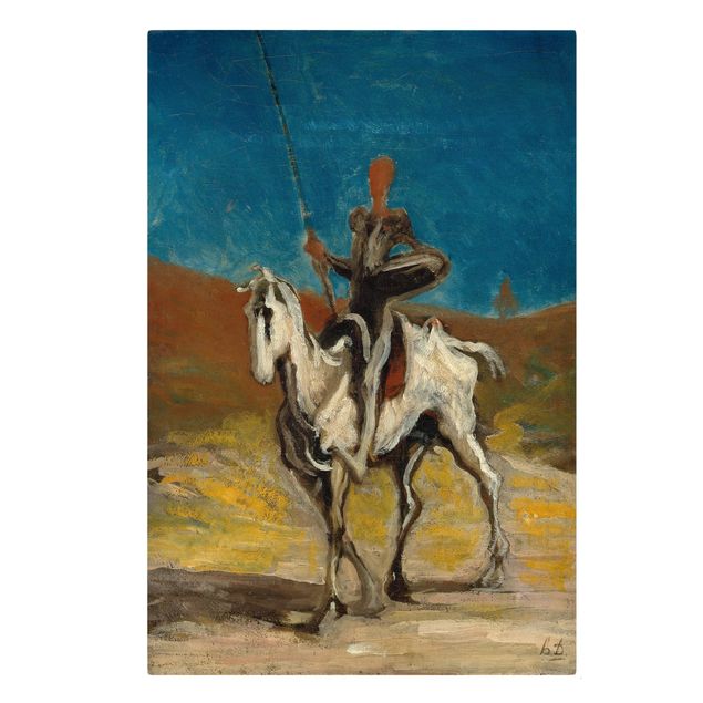 Quadro moderno Honoré Daumier - Don Chisciotte