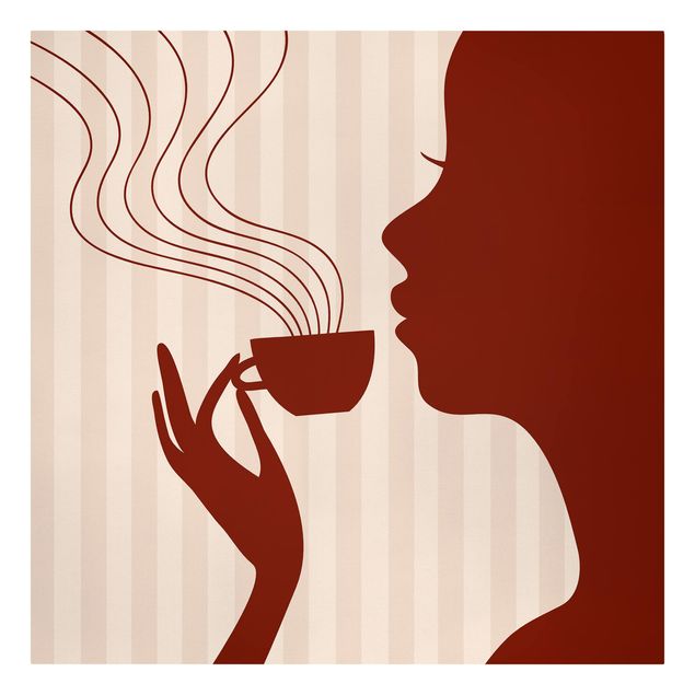 Stampa su tela - Hot Coffee - Quadrato 1:1