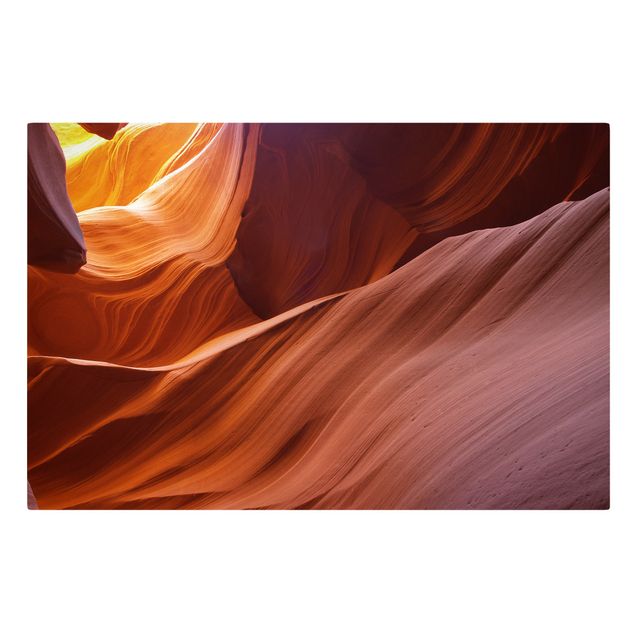 Quadro arancione Canyon interno