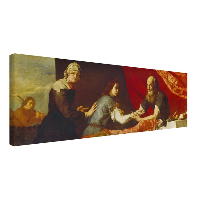 Quadro moderno Jusepe De Ribera - Isacco che benedice Giacobbe